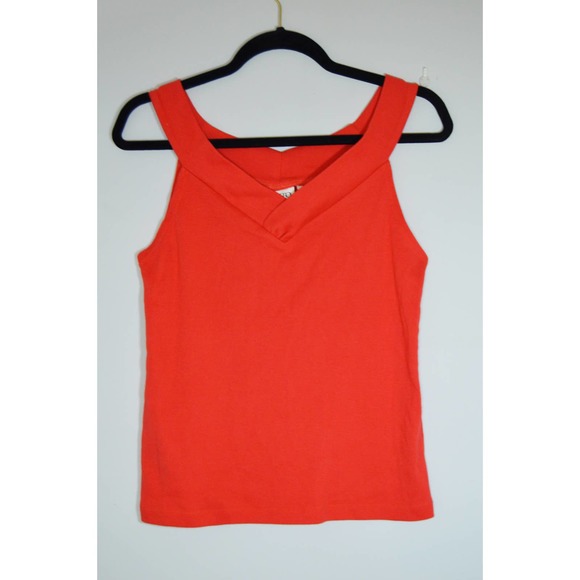 Y2K 90s red classic tank top Cato size medium - Picture 1 of 3